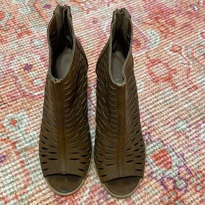 Altar’d State open toe ankle boots